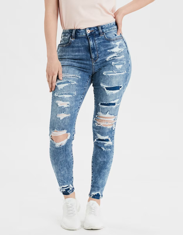 AE Ne(x)t Level Curvy High-Waisted Jegging | American Eagle Outfitters (US & CA)