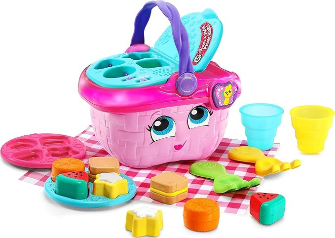 LeapFrog Shapes and Sharing Picnic Basket (Frustration Free Packaging), Pink | Amazon (US)