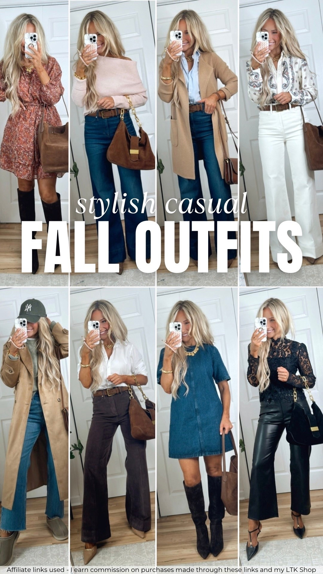 Early fall outfit ideas! ( *outfits are from last year, linking alternative options for anything that’s sold out now 💗💗)