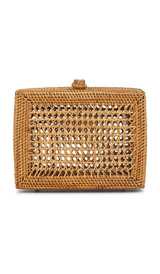 BEMBIEN Flora Clutch in Natural. Size all. | Revolve Clothing (Global)