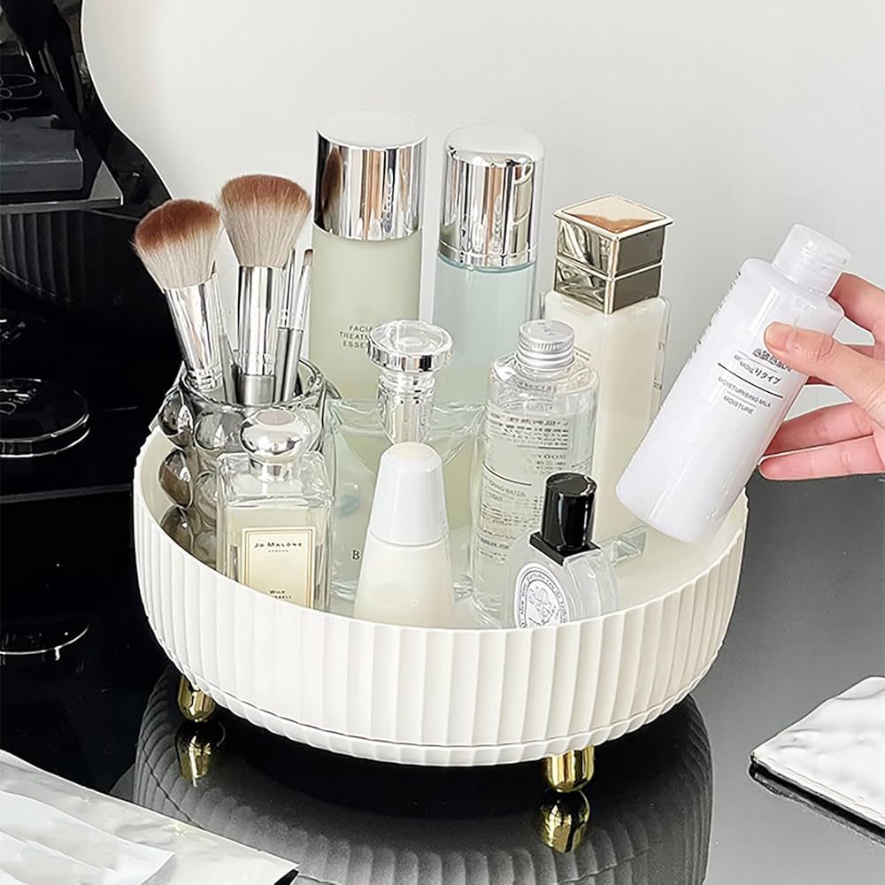 ANFENGLOU Makeup Perfume Organizer, 360 Rotating Lazy Susan Turntable for Cabinet, Bathroom Vanit... | Amazon (US)