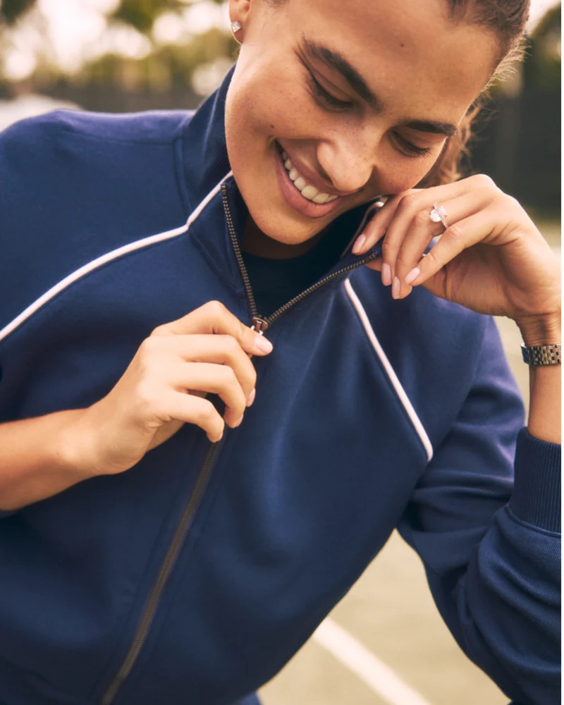 SPANX® AirEssentials Pique Full Zip Track Jacket | Spanx