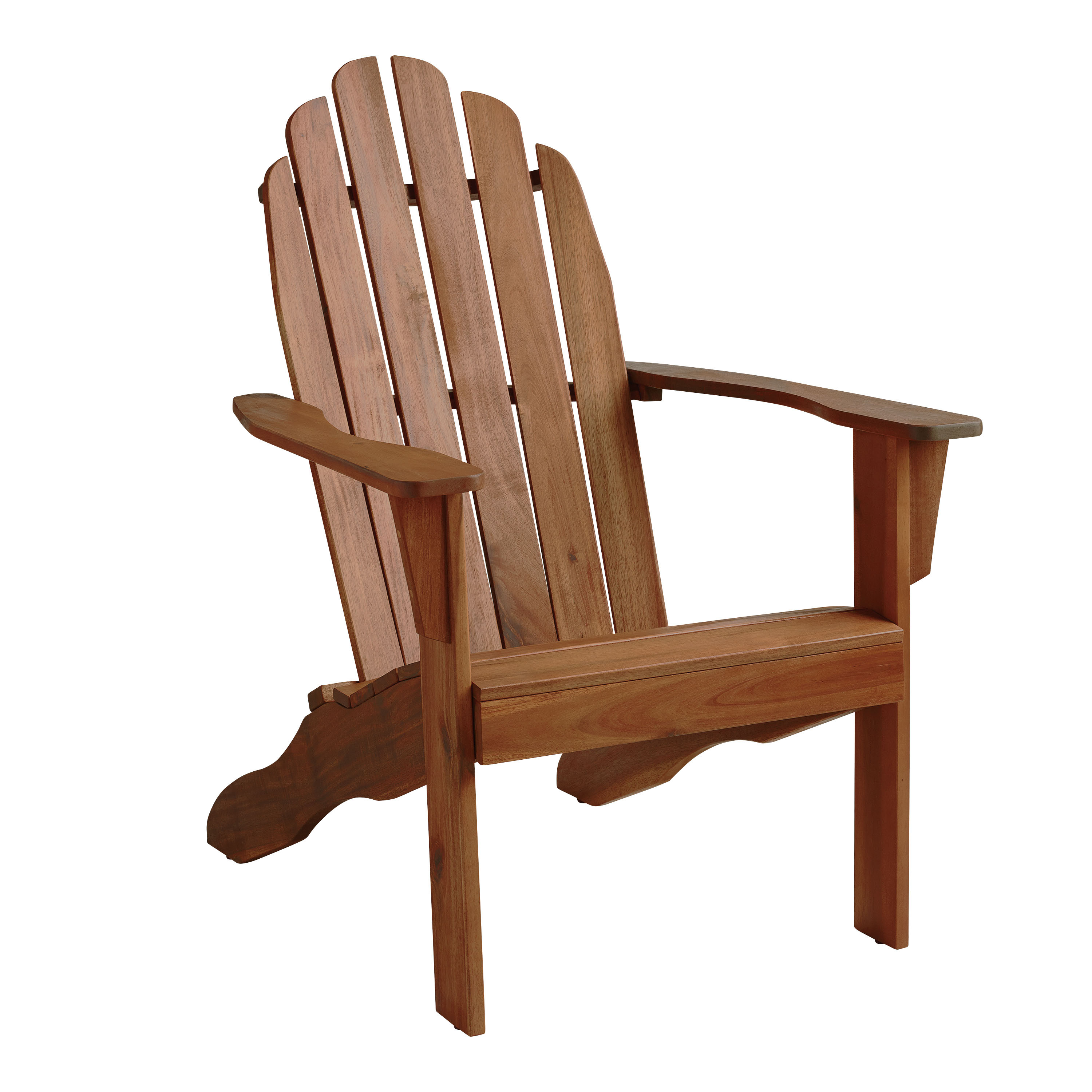 Slatted Wood Adirondack Chair | World Market