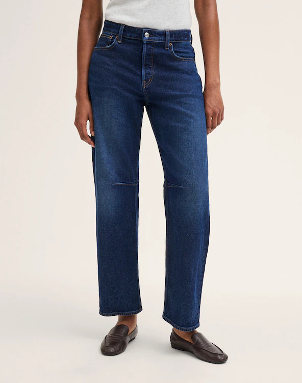 The Curvy Darted Barrel-Leg Jean | Madewell