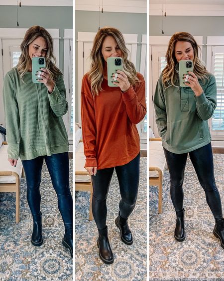 Check out all the cute tops that I found @Walmart for Fall! I sized up in the first 3 tops (2XL in the green top, XL in the brown & black tops) to have them a little oversized to wear with leggings. The green pullover I went with my normal size medium. Which one is your favorite???
@WalmartFashion #WalmartPartner

💙I have all of these items linked here

#walmart #walmartfinds #WalmartFashion #WalmartOutfit #WalmartHaul #FashionHaul #MomOutfit #momlife #casualoutfit 


#LTKunder50 #LTKstyletip #LTKSeasonal
