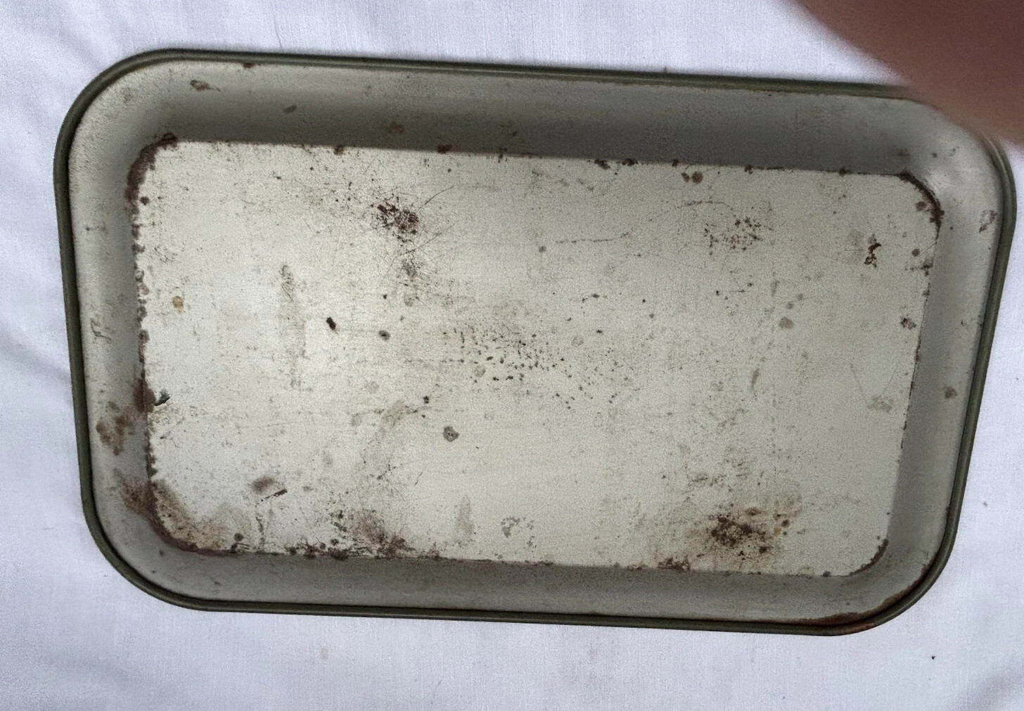 Vintage Hand Painted Tole Metal Tray With Flowers Green Red Gold 14" x 9" | eBay US