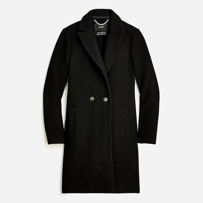 New Daphne topcoat in Italian boiled wool | J.Crew US