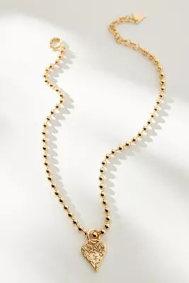 Heart Ball Chain Necklace | Anthropologie (US)