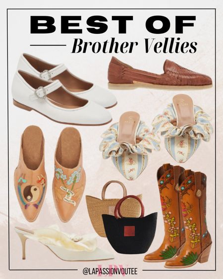 Indulge in the epitome of artisanal footwear with the best of Brother Vellies. From handcrafted sandals to exquisite boots, each pair tells a story of heritage, sustainability, and unparalleled craftsmanship. Step into a world where style meets conscience, and elevate your look with every step.

#LTKitbag #LTKSeasonal #LTKshoecrush