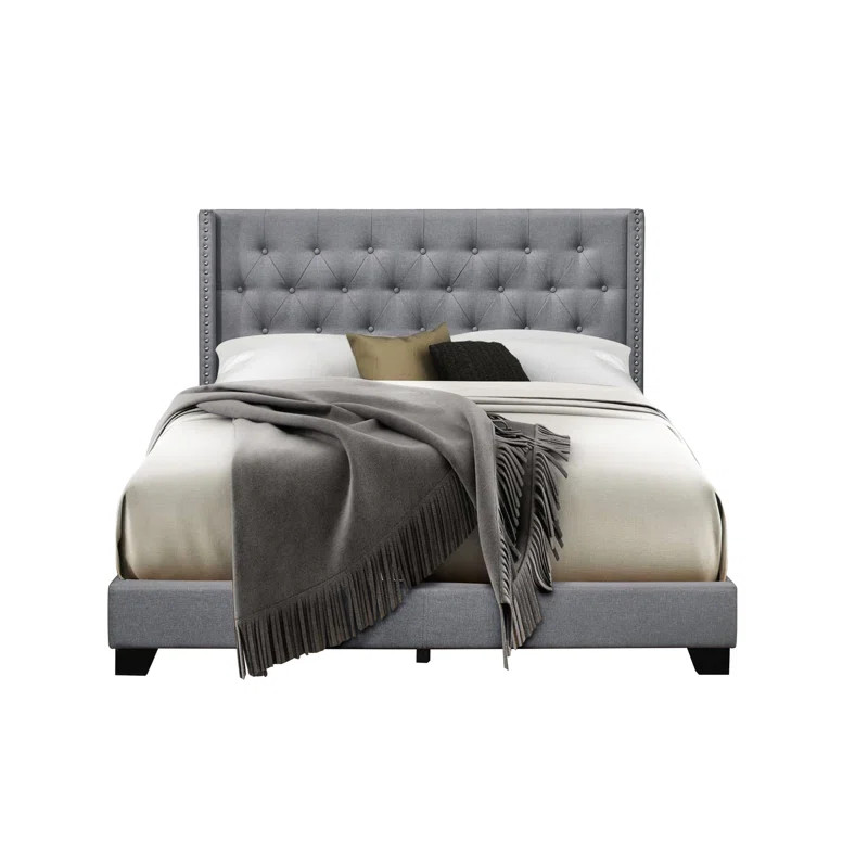 Aadvik Tufted Upholstered Low Profile Standard Bed | Wayfair North America