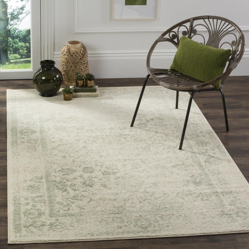 Howton Ivory/Sage Area Rug | Wayfair North America