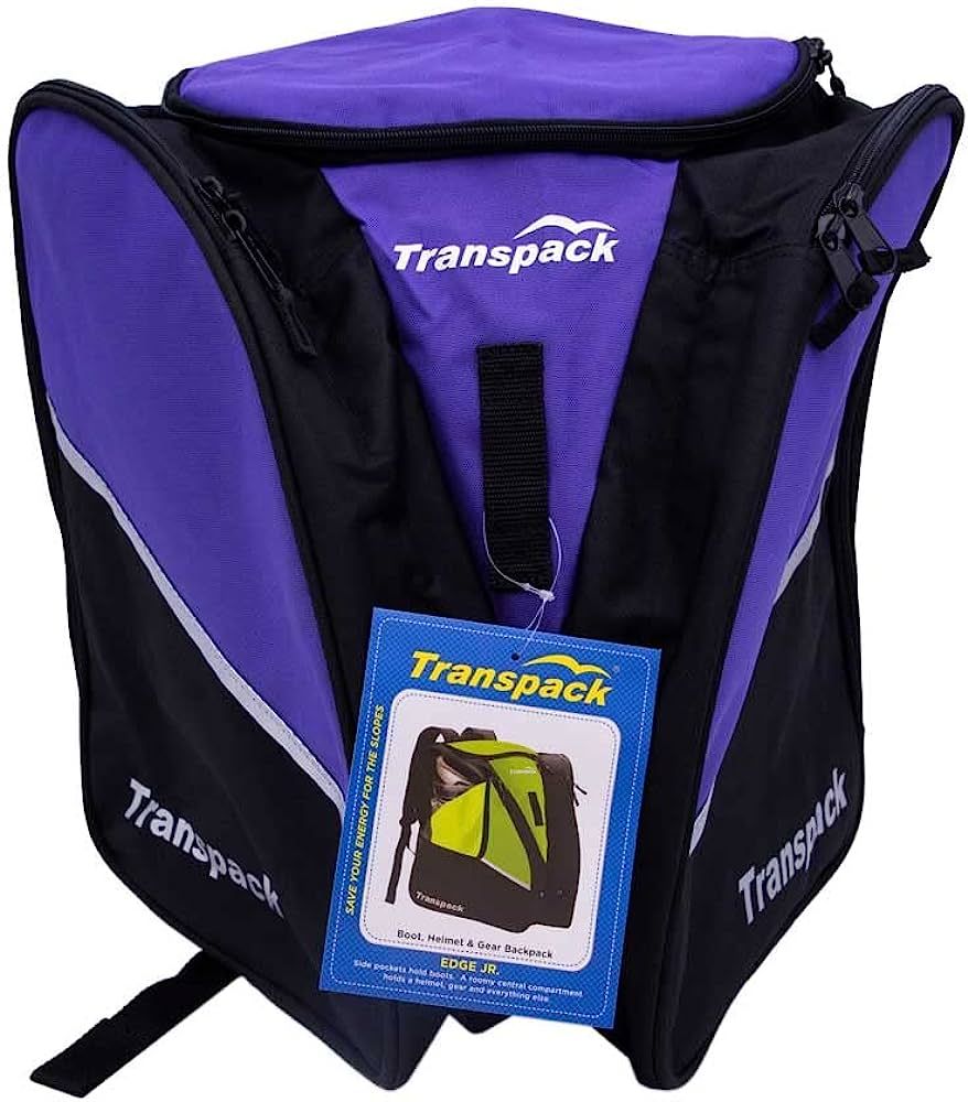 TRANSPACK Edge Junior Water-Resistant 33L Ski/Snowboard Boot Helmet Goggles & Gear Backpack Bag | Amazon (US)
