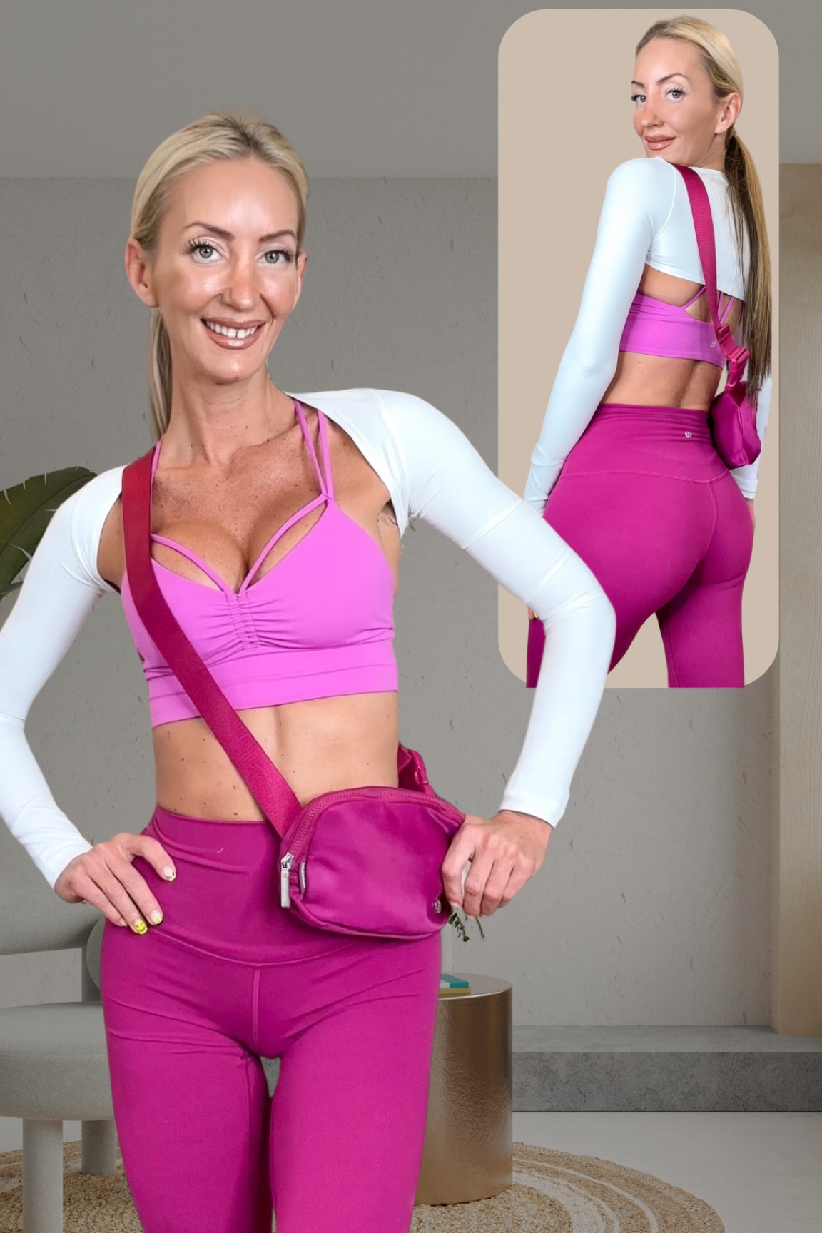 #lululemon #beltbag #workoutfit #yoga #fitness #alignpants #shrug #pinkoutfit #matchingset

#LTKFitness #LTKActive #LTKFindsUnder100