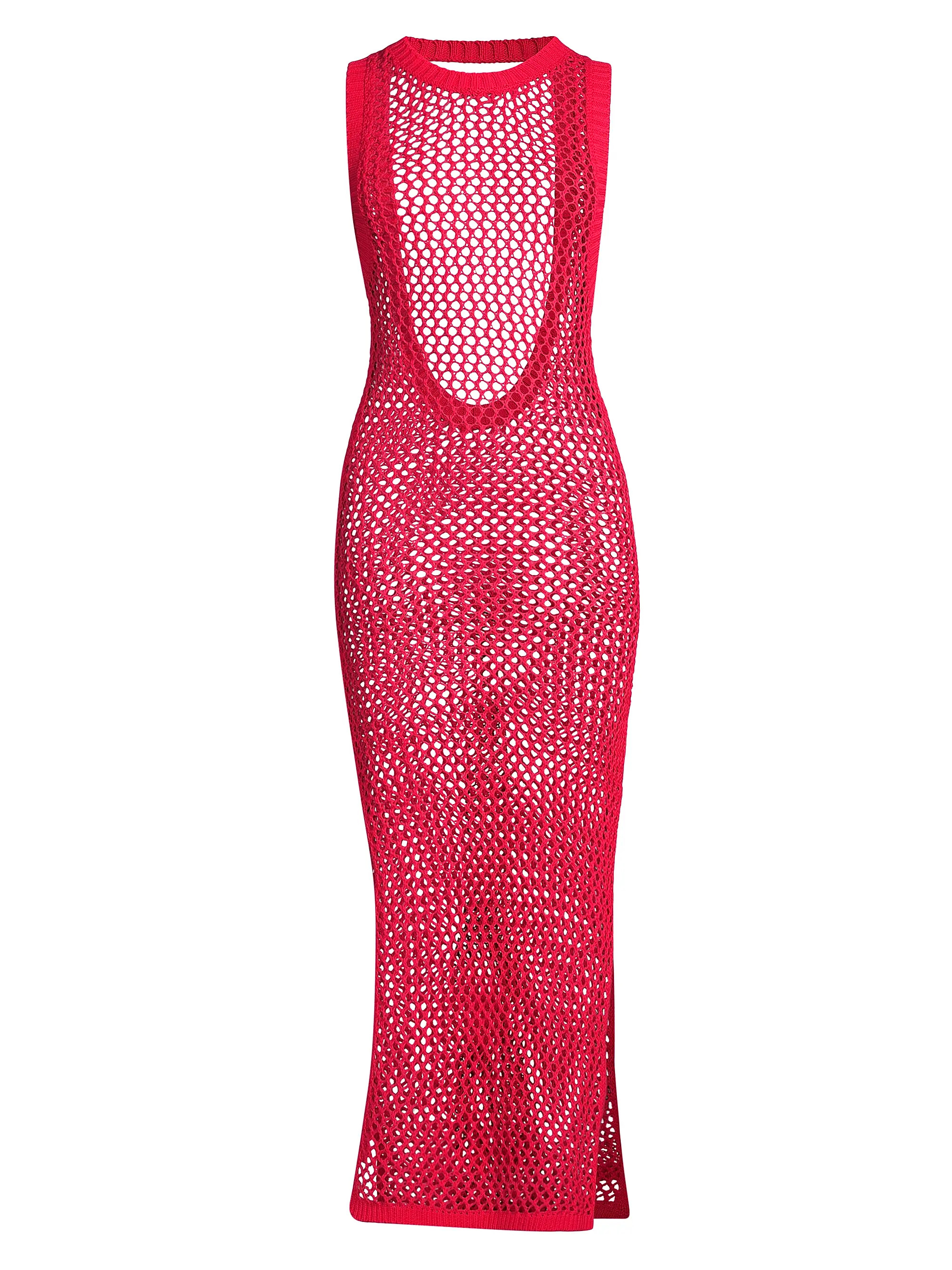Beach Riot Holly Net Cover-Up Midi-Dress | Saks Fifth Avenue | Saks Fifth Avenue
