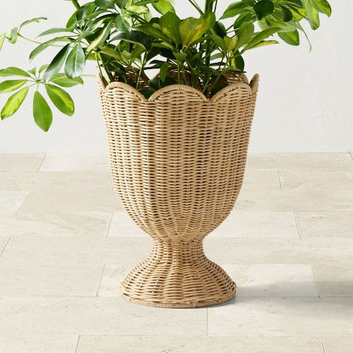 Woven Urn Planter, Medium | Williams-Sonoma