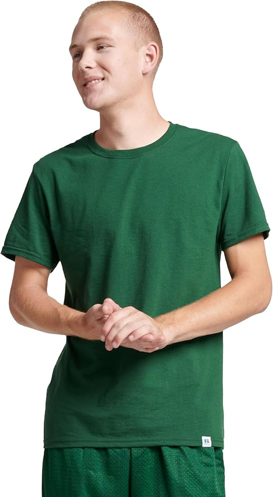 Russell Athletic Men's Dri-Power Cotton Blend Short Sleeve Tees, Moisture Wicking, Odor Protectio... | Amazon (US)
