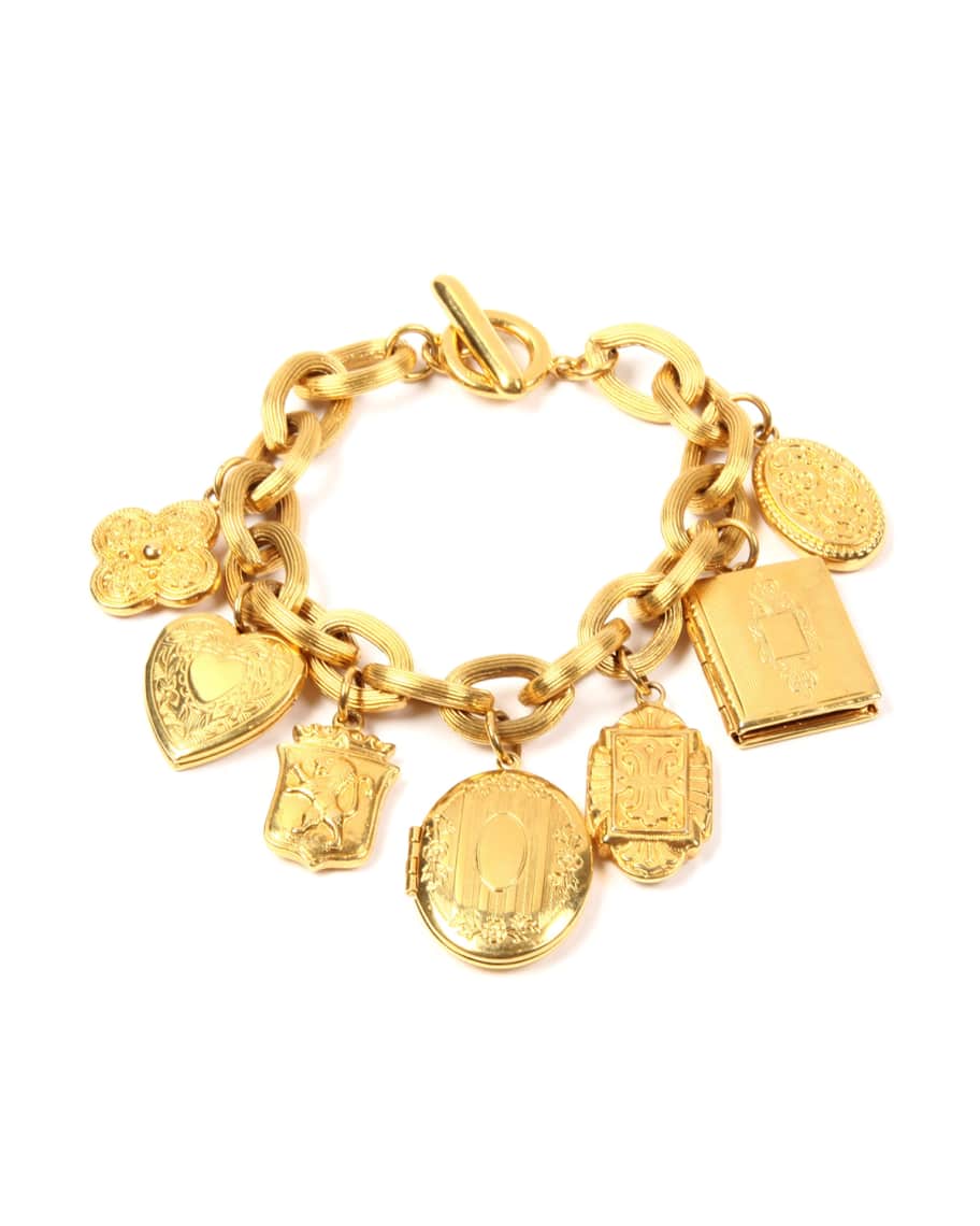 Ben-Amun Royal Locket Charm Bracelet | Neiman Marcus