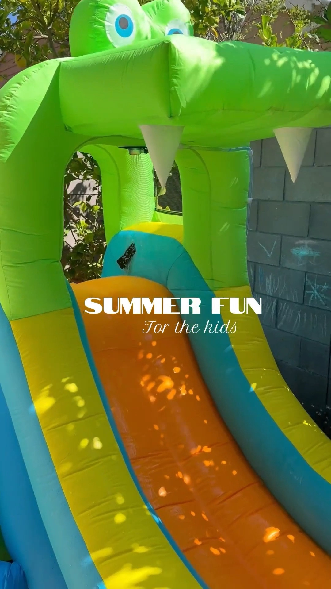 Summer is so close I can feel it ☀️💦 We bought this water slide last summer and the kids were obsessed! We just pulled it iut again this week and they were so excited 👏🏼 Perfect for those sunny summer days 😎

Amazon, blow up water slide, summer toys for kids, bounce house, water slide, kids gift ideas, water toys for kids, water activities 

#LTKmomlife #LTKSeasonal #LTKKids