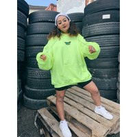 Neon Green Butterfly Hoodie | Etsy (US)