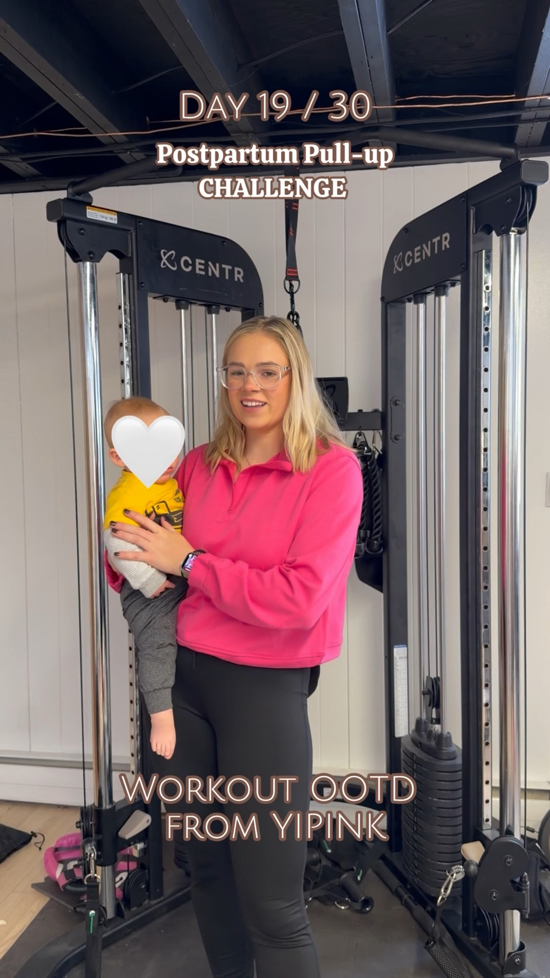 Did I do a pull up?! Or was it just close?? 😁 Pretty happy with it either way 🎉 

My workout OOTD today is from YIPINK💞
Cute ✅ Comfy ✅ 
Wearing a size medium in both. 

The quarter zip pullover is the color rose red. LOVE that you can cinch the hem 🙌 

The leggings are in a classic black color, never can have enough black leggings🤭 LOVE the drawstring waistband. Anddddd it is so sofffftttt. ☁️

🛍️🛍️🛍️
COMMENT “WORKOUT” TO SHOP
or go to my LTK (click link in bio) 💞 

#LTKfitnessgoals #LTKActive