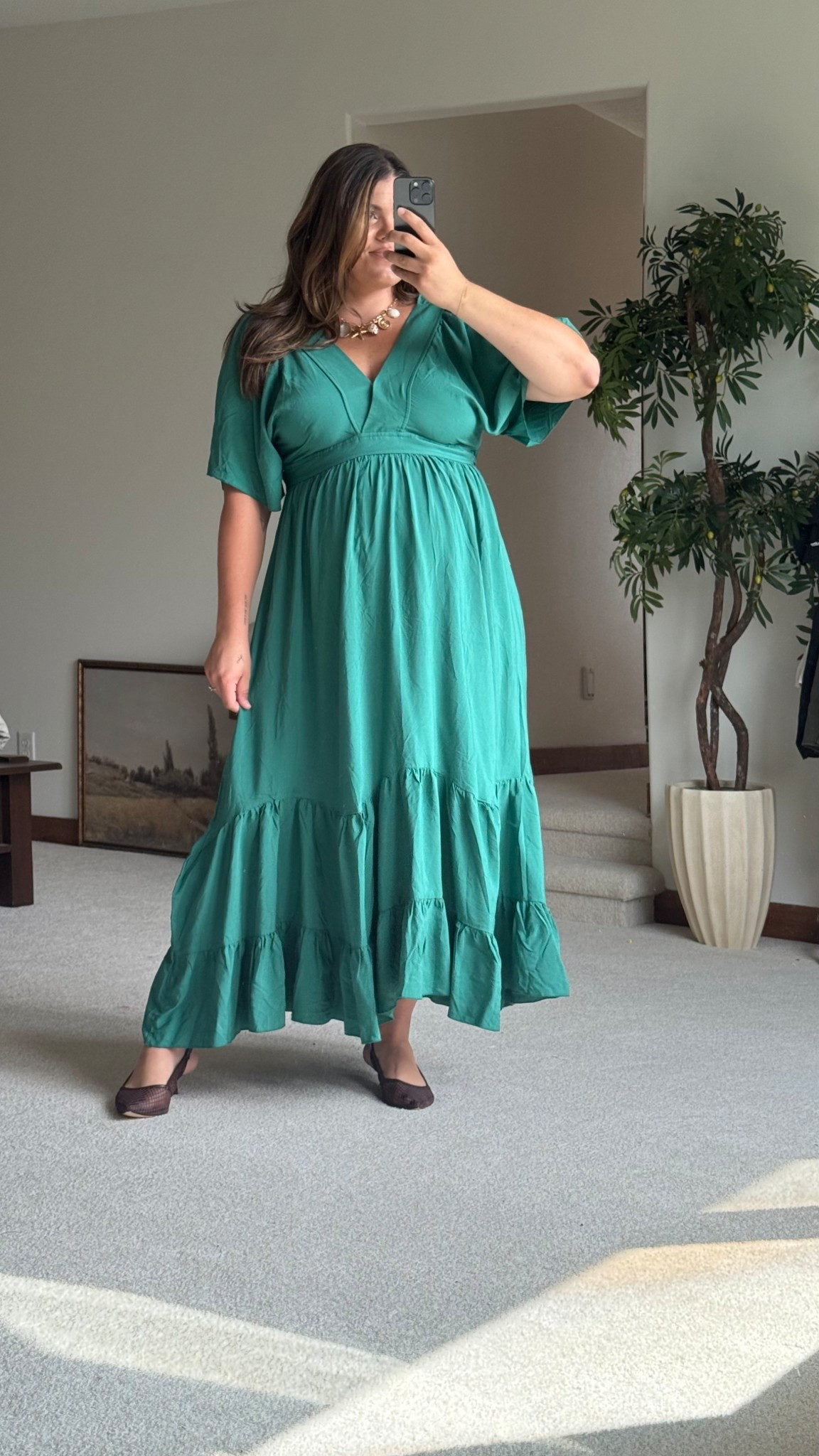Fall dress perfect for teaching, family photos or special event. Maternity friendly,  too. Wearing XL

#Fall #Teacher #WomensStyle #Maternity #Dress
#Midsize #Amazon 

#LTKMidsize #LTKBump #LTKPlusSize