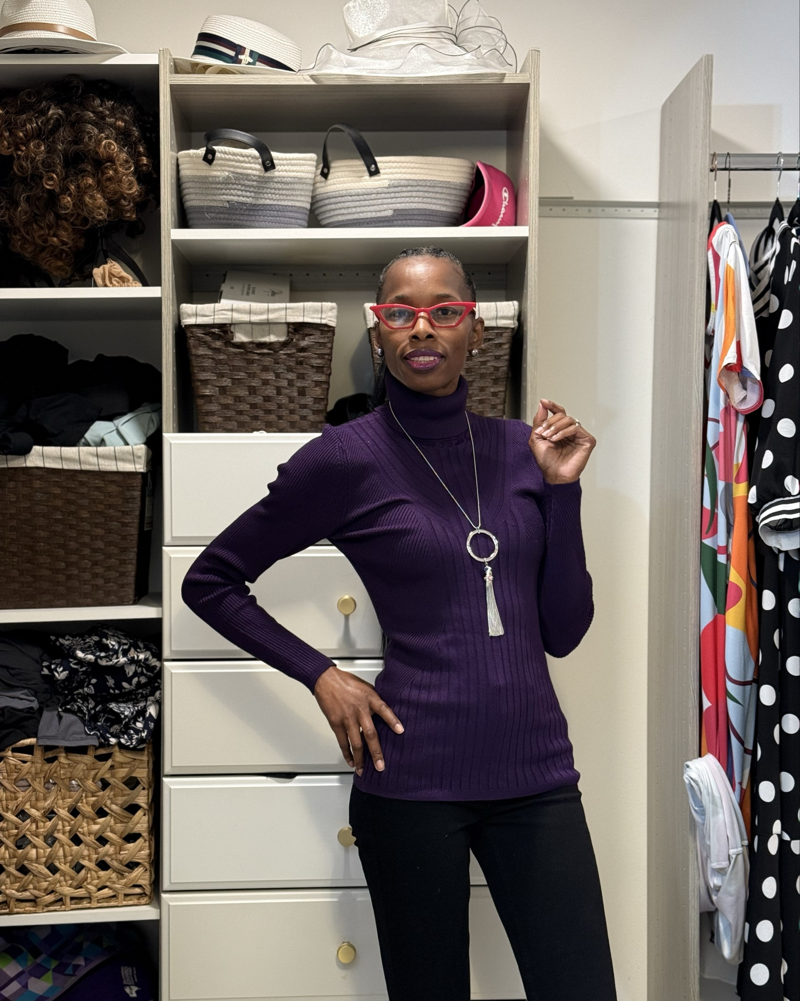 Deep Amethyst WHBM Ribbed Turtleneck 


#LTKWorkwear #LTKOver40 #LTKSeasonal