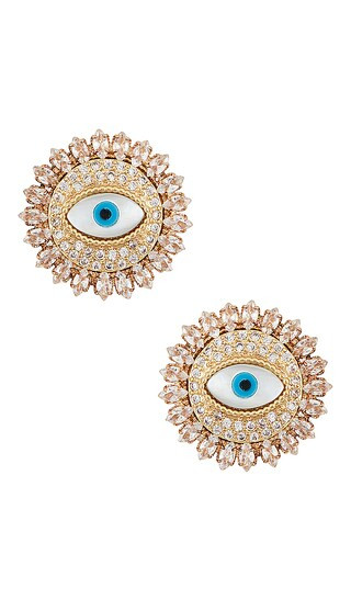 Eyes Earrings in Gold | Revolve Clothing (Global)