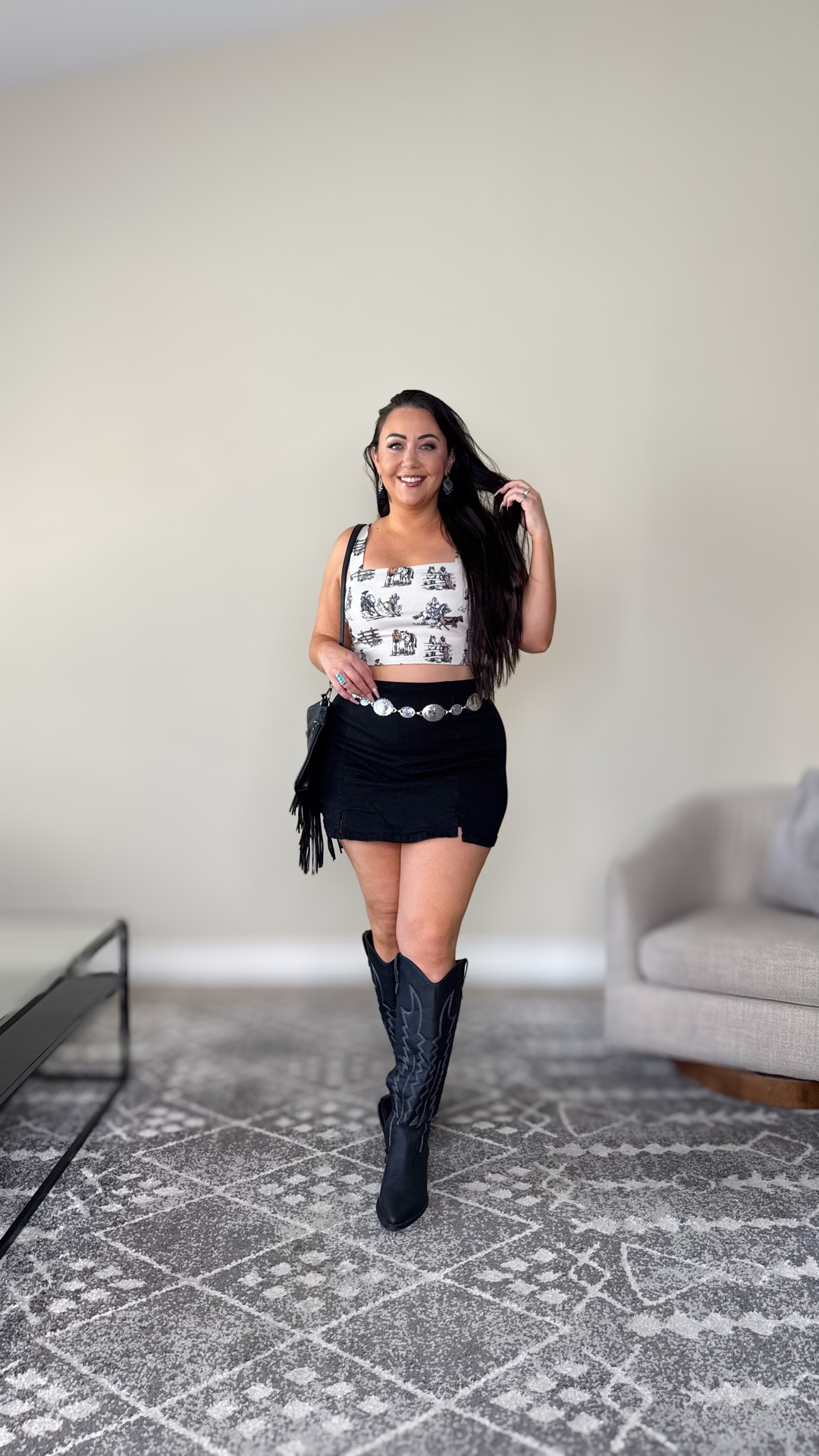 Country concert outfits 
Tops and dress are from the Midwest cowgirl. I have been linked on my TikTok. They’re also available on Instagram. 
-Skort -I ordered in a size large and I’m typically an extra large and bottoms they’re very stretchy 



#LTKSeasonal #LTKMidsize