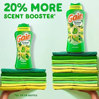 Gain In-Wash Laundry Scent Booster Beads Long-Lasting Fresh Scent Beads All Day Freshness and Odo... | Amazon (US)