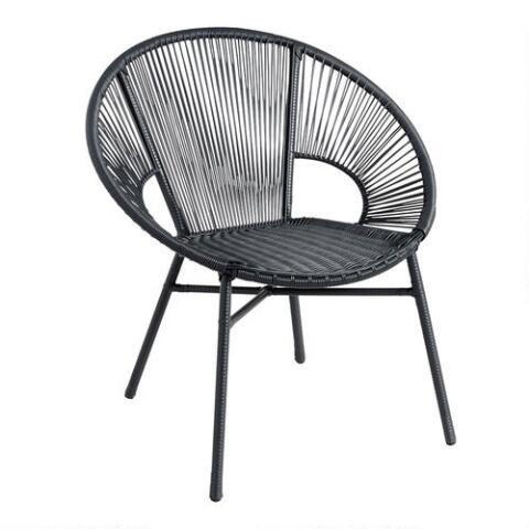 Round All Weather Wicker Camden Outdoor Chair | World Market