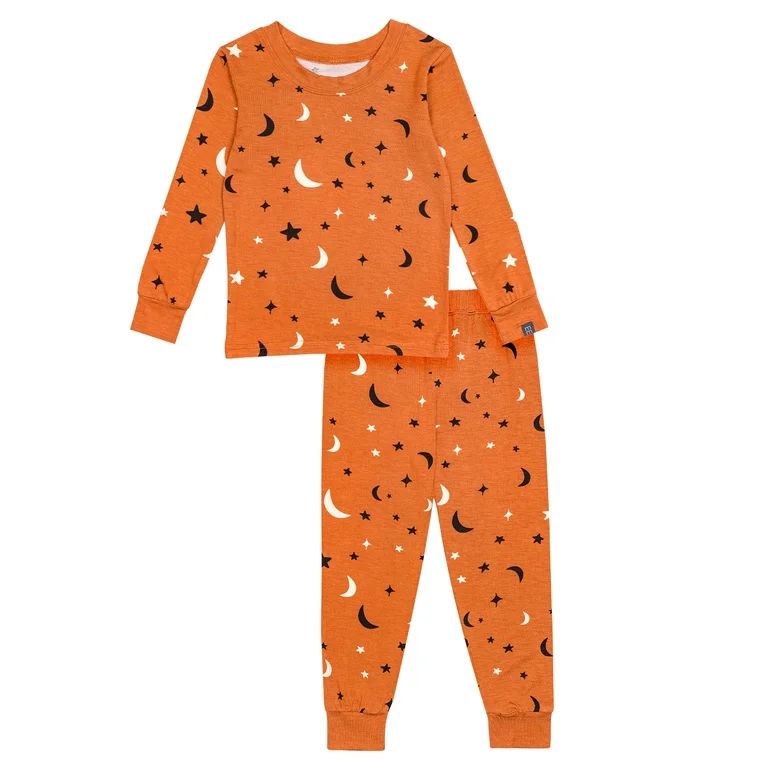 Modern Moments by Gerber Toddler Neutral Halloween Pajama Set, 2-Piece, Sizes 12M-5T | Walmart (US)