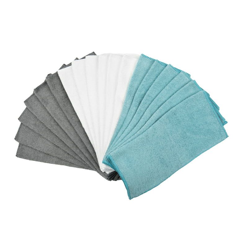 Mainstays Microfiber Assorted Solid Colors Dishcloths, 18 Piece | Walmart (US)