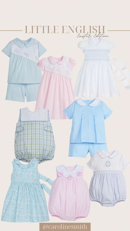 Little English Easter Styles for Toddlers

Church outfit, bunny, smocked styles, short sets, matching outfits, brother and sister 

#LTKbaby #LTKSeasonal #LTKkids