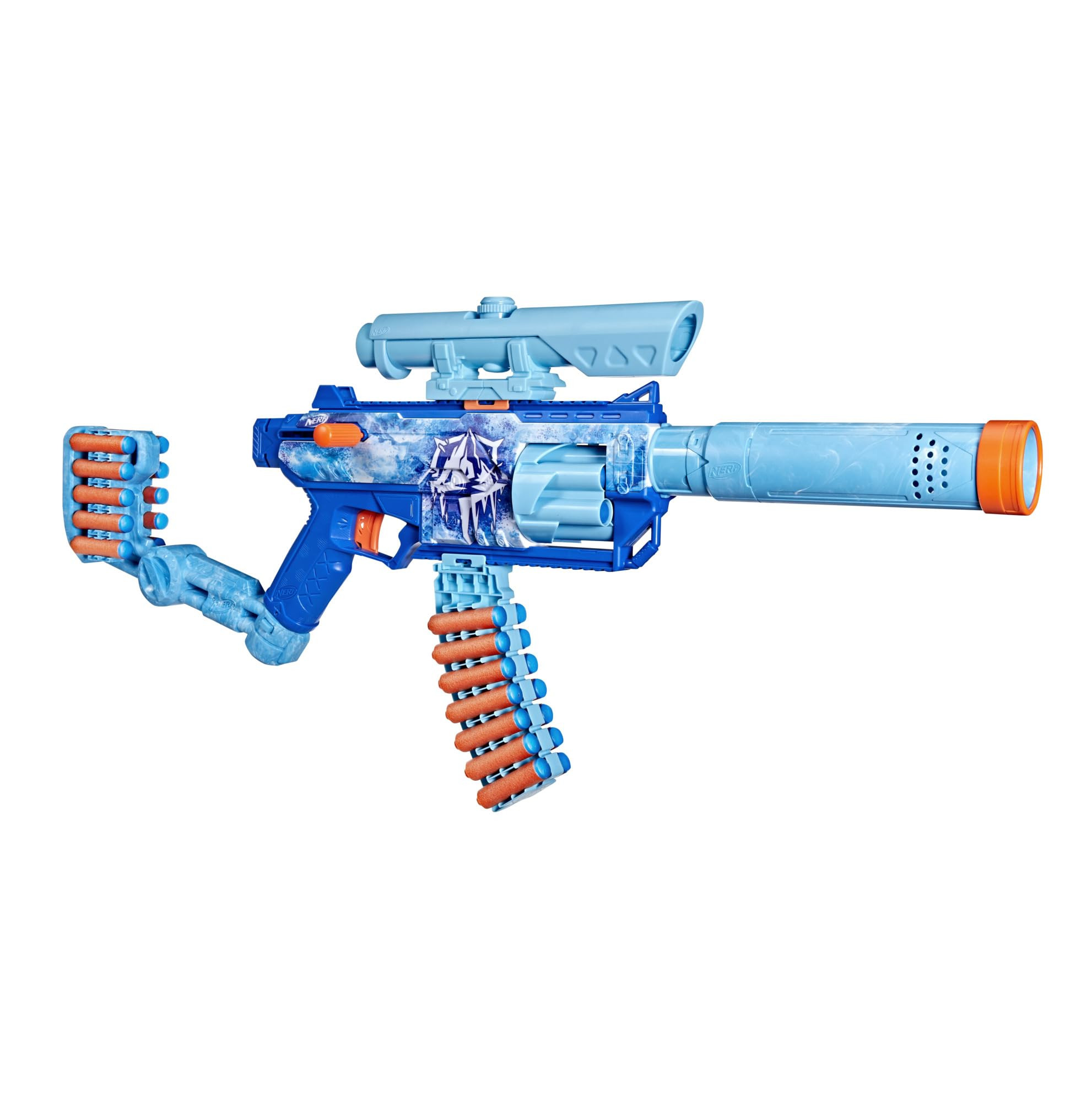 Nerf Loadout FrostFusion Blaster, 4 Interchangeable Attachment Accessories, 30 Nerf N1 Darts, Kid... | Amazon (US)