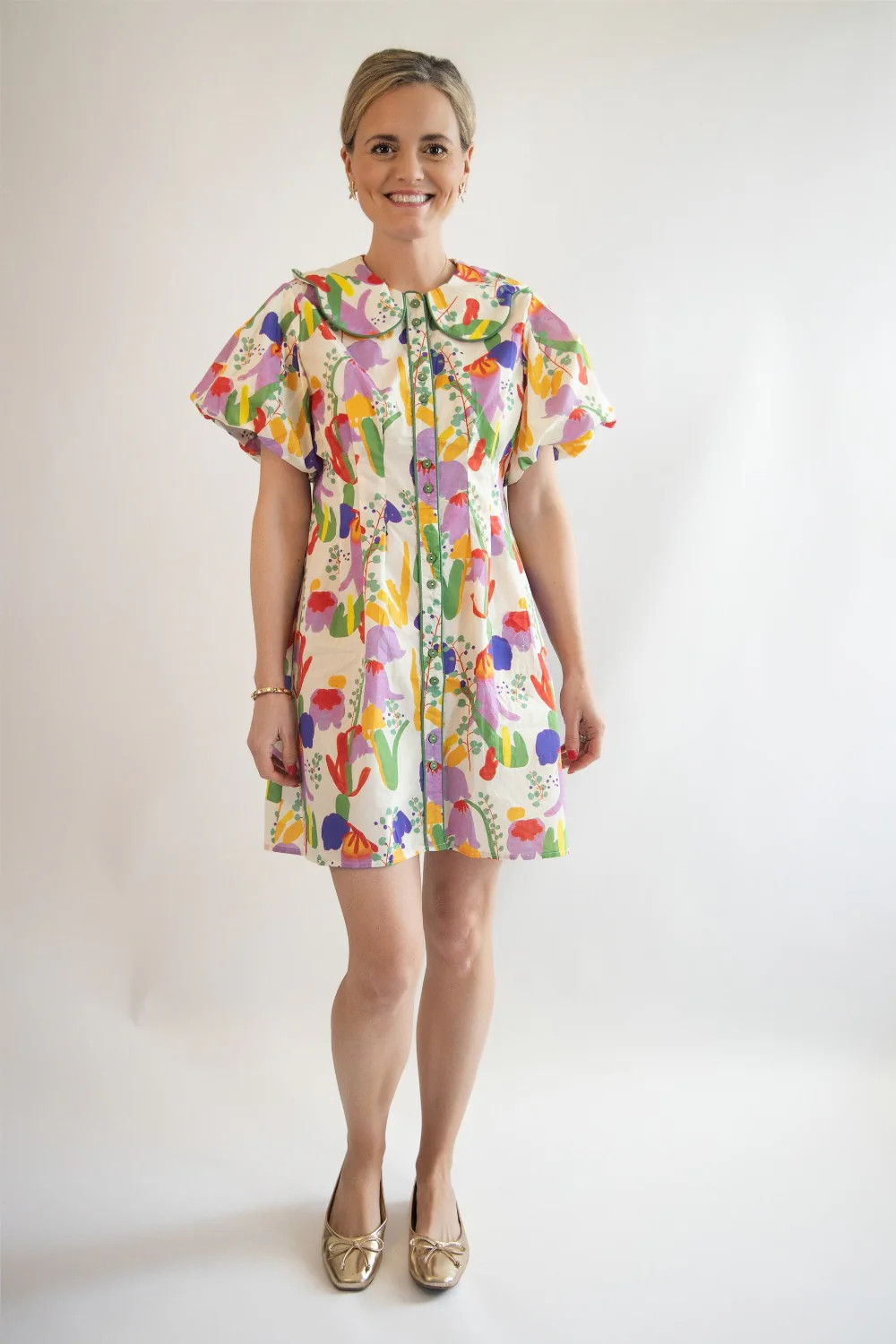 Daisy Puff Sleeve Mini Dress | Edit No. 5 Boutique