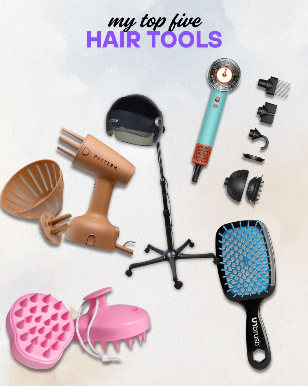 If you’ve got type 4 hair that’s high density, low porosity, and medium-width strands like mine—these are the top 5 hair tools you need in your stash!
	1.	Pattern Beauty Hair Steamer – A game changer for hydration. Steaming helps open up the cuticle so my low-porosity hair actually absorbs moisture.
	2.	FHI Heat Unbrush – The detangler of all detanglers. Gentle, effective, and works for all hair types—but especially great for thick, coily textures like mine.
	3.	Rizos Curls Scalp Massager – This lil’ gem takes shampoo days to the next level. I use it to break up buildup and stimulate growth while cleansing.
	4.	Modern Elements 1875W Ionic Pro Dryer – A professional-grade blow dryer on wheels?! Obsessed. Fast drying, less frizz, and super clutch for wash days.
	5.	Dyson Supersonic Hair Dryer – Worth the hype. The controlled airflow minimizes heat damage and helps stretch my hair with less breakage.

Save this for your next wash day upgrade or shop everything right from my LTK!

#Top5HairTools #LowPorosityHair #Type4HairCare #WashDayEssentials #BlackHairCare #NaturalHairTools #HairSteamer #ScalpCare #LTKHair #LTKBeauty #HairTok #HealthyHairJourney


#LTKBeauty #LTKGiftGuide