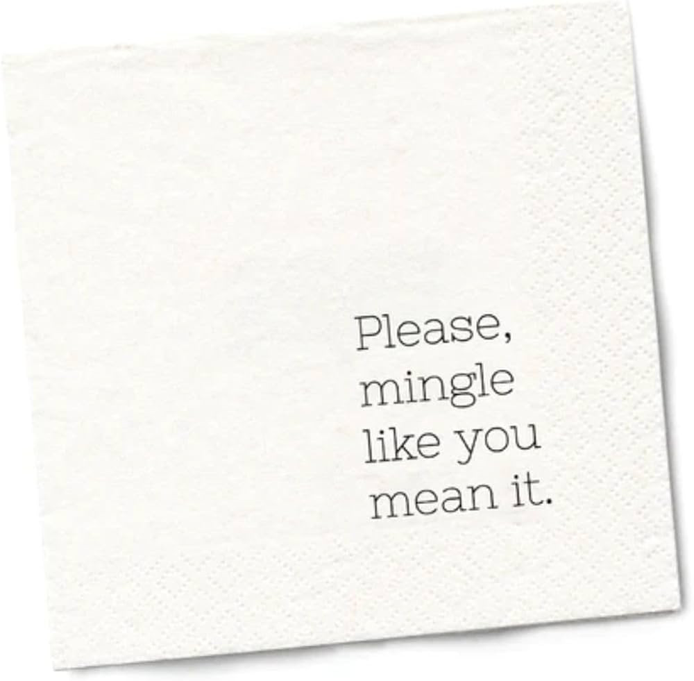 Funny Napkins Boutique Cocktail Napkins - Perfect for any Celebrations 5"X5" (20 Pack) (PLEASE MI... | Amazon (US)