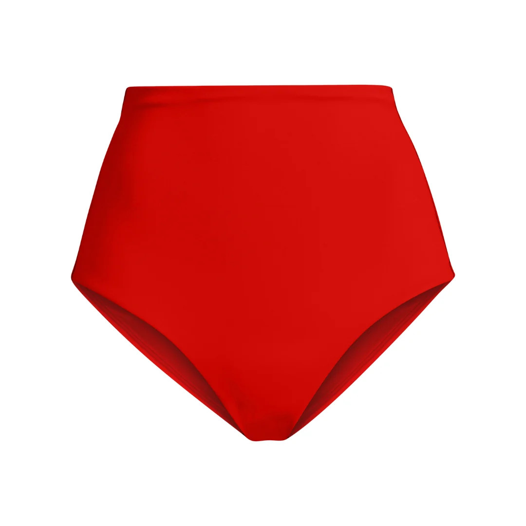 Hi Tide Bottom - High Waisted Swimsuit Bottom | Left on Friday