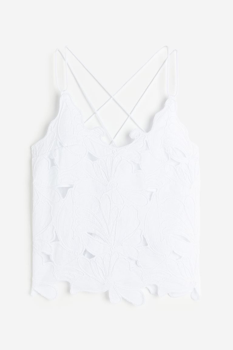Embroidered Top | H&M (US + CA)