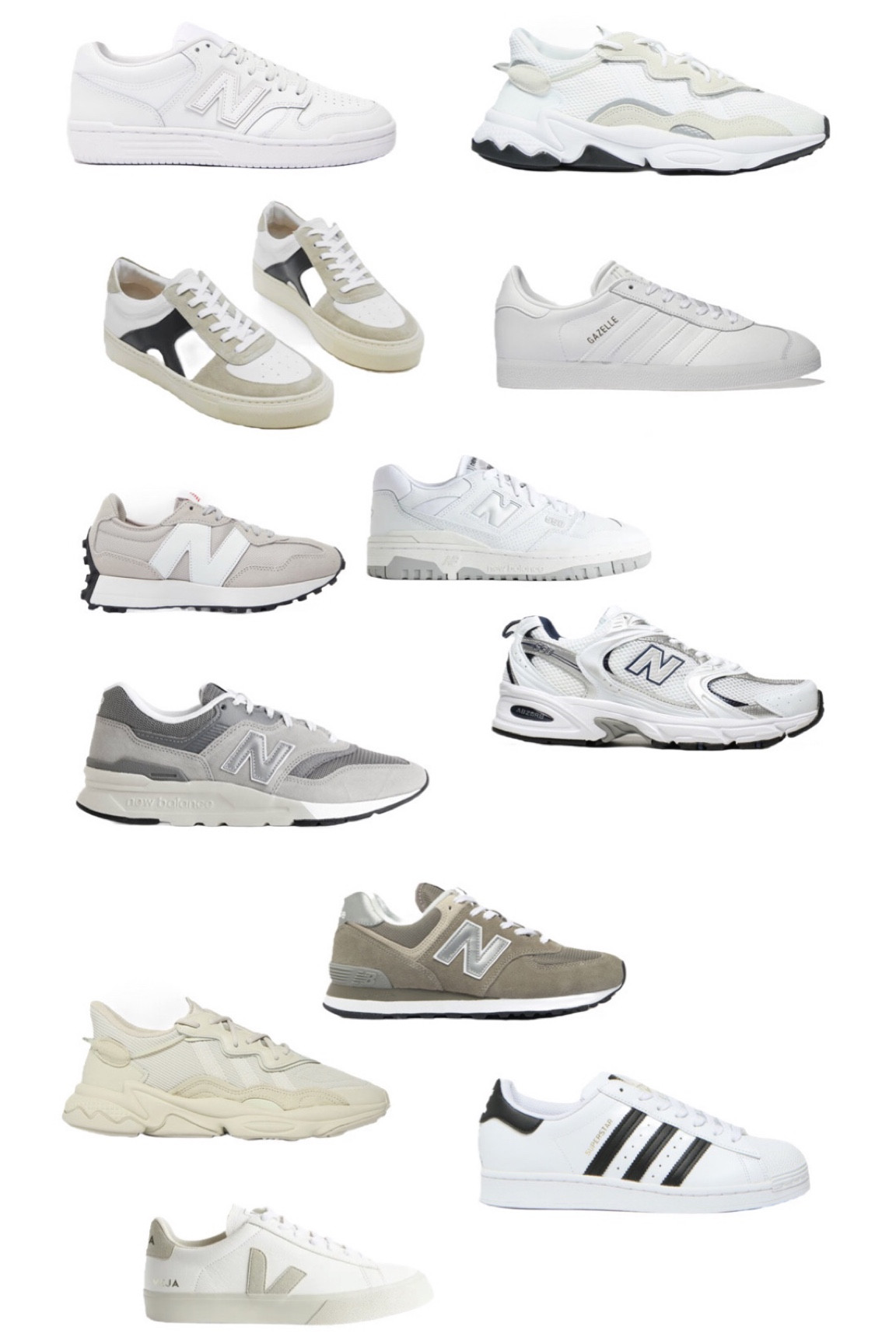 Wardrobe essentials. Trainers that go with everything.
Trainers
Sneakers
White trainers
New balance
Adidas
Veja

#LTKstyletip #LTKSeasonal #LTKworkwear