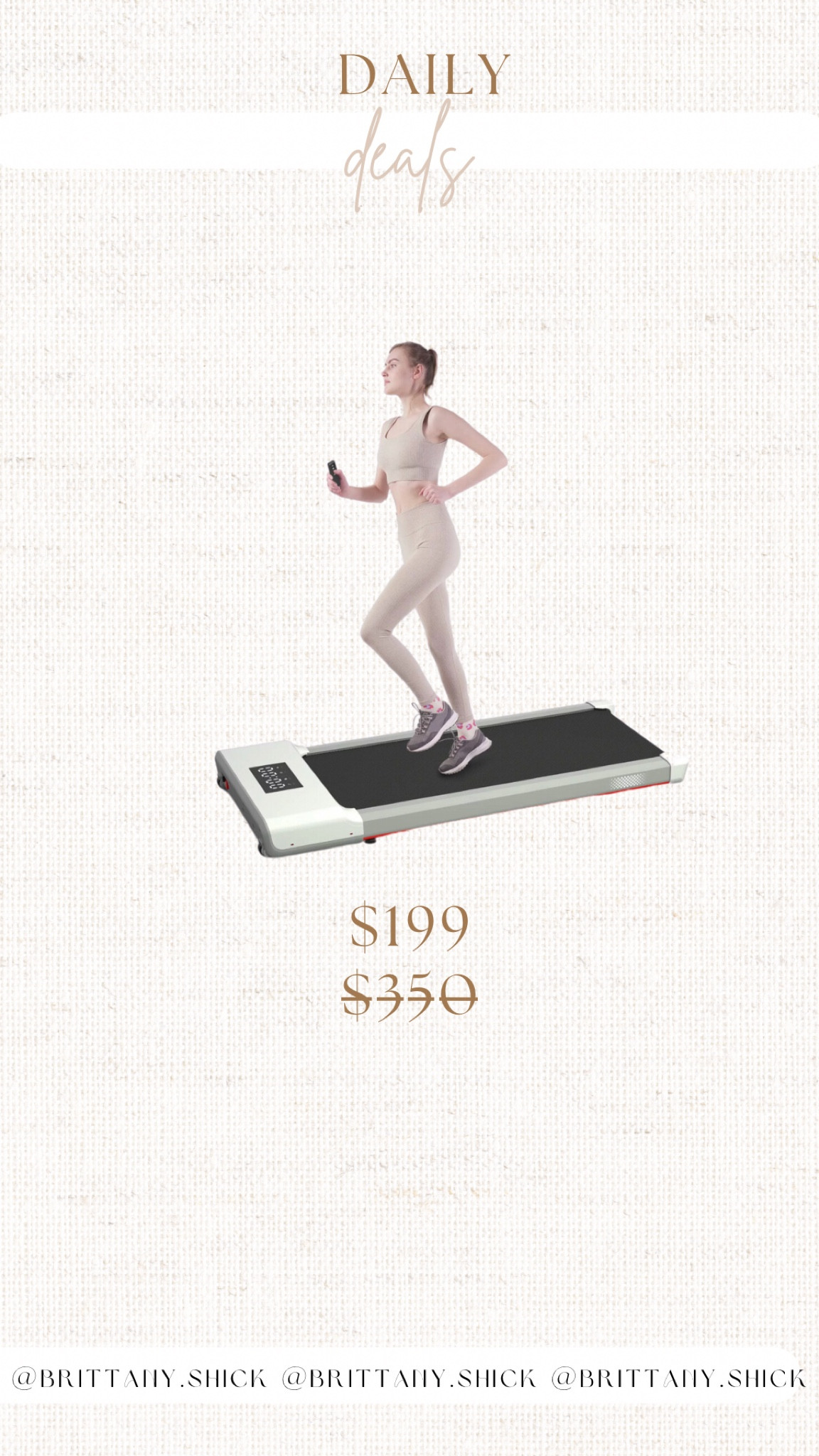 Daily Deal Under the desk Walking Pad Treadmill on sale fitness 

#LTKhome #LTKsalealert #LTKfitness