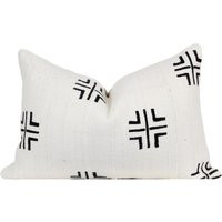 Off White Mudcloth Lumbar Pillow Cover | Etsy (US)