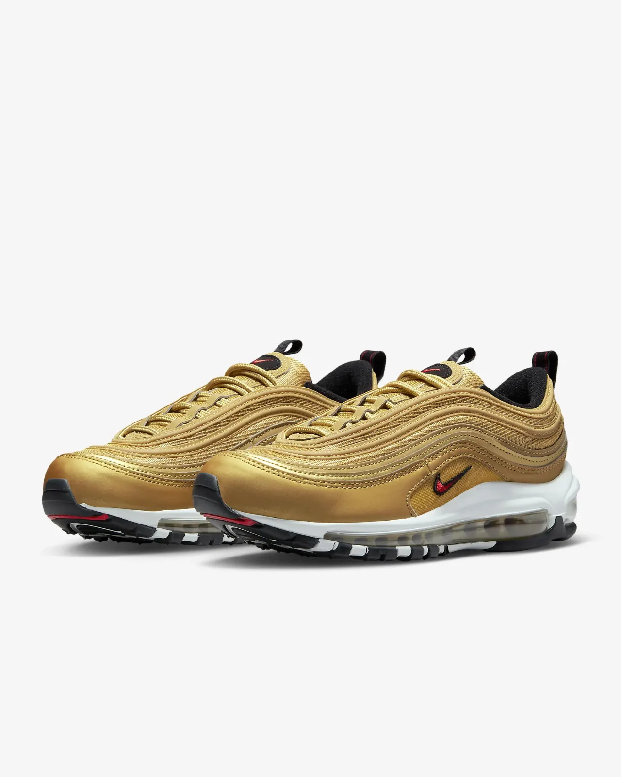 Nike Air Max 97 OG DQ9131-700 Women's Metallic Gold White Running Shoes NR6386 | Shop Simon