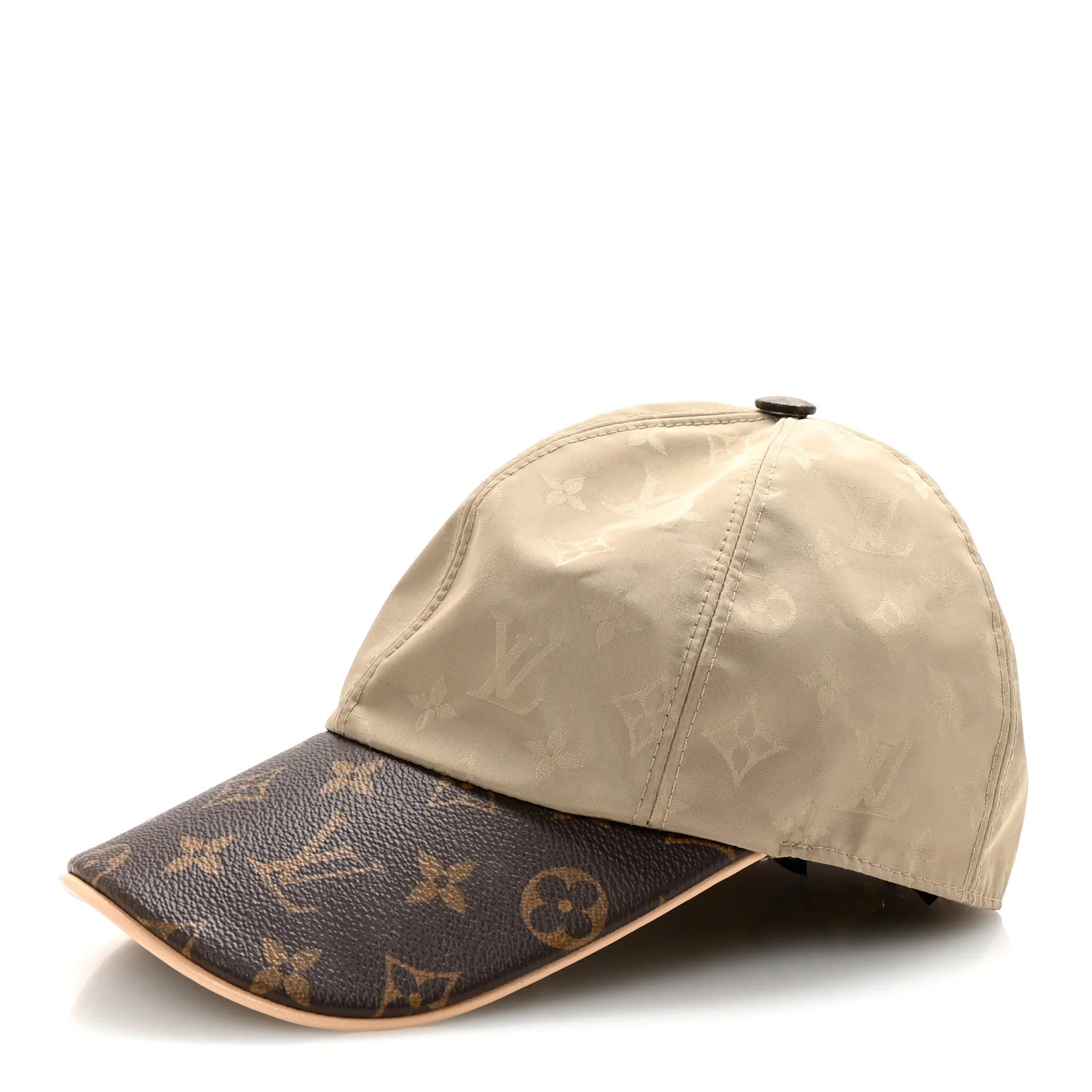 Monogram Polyester Silk LV Get Ready Cap M Beige | FASHIONPHILE (US)