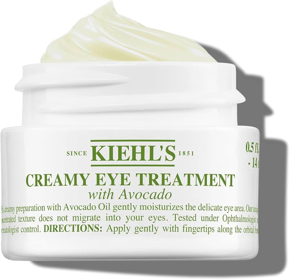 Amazon.com: Kiehl's Avocado Eye Treatment, Nourishing and Hydrating Eye Cream, Avocado Oil and Ca... | Amazon (US)