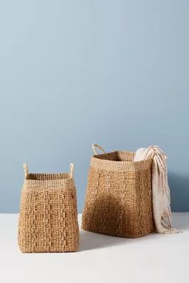 Lark Handwoven Baskets, Set of 2 | Anthropologie (US)