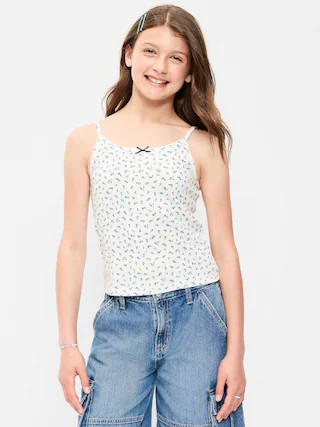Fitted Printed Tank Top for Girls | Old Navy (US)