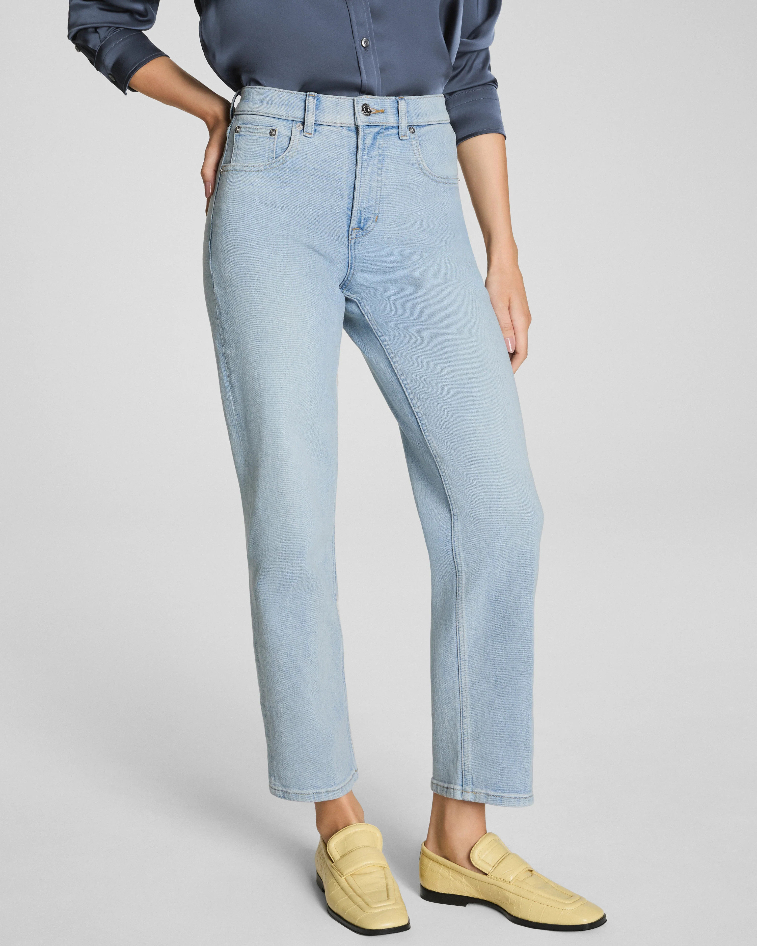 90s Straight Leg Jeans | Spanx