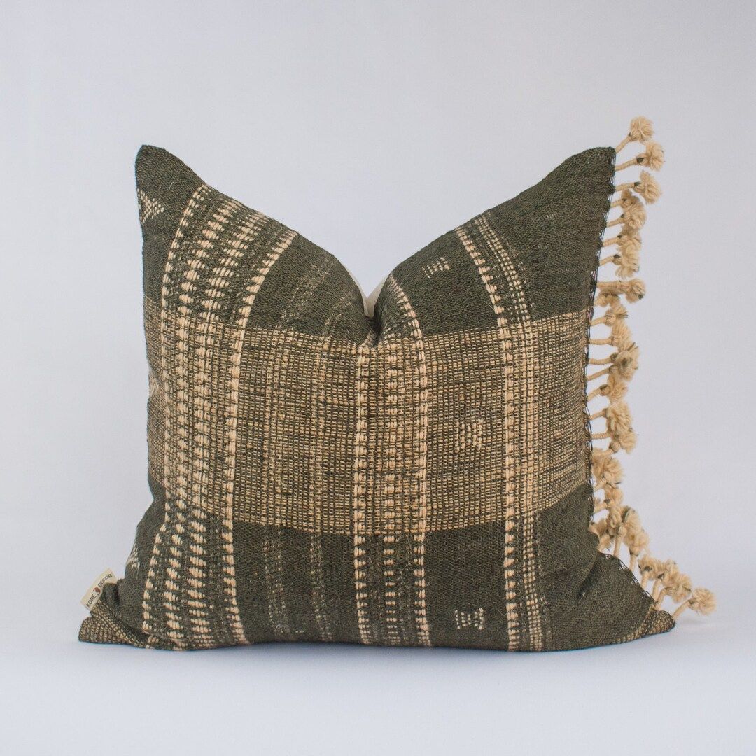 ZARA - AADYA - Vintage Indian Wool Decorative Throw Pillow Cover | Etsy (US)