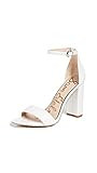 Sam Edelman womens Yaro Heeled Sandal Bright White 11 M | Amazon (US)